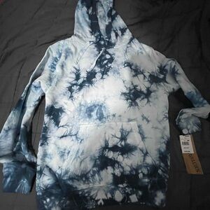 Blue Tie-Dye Hoodie